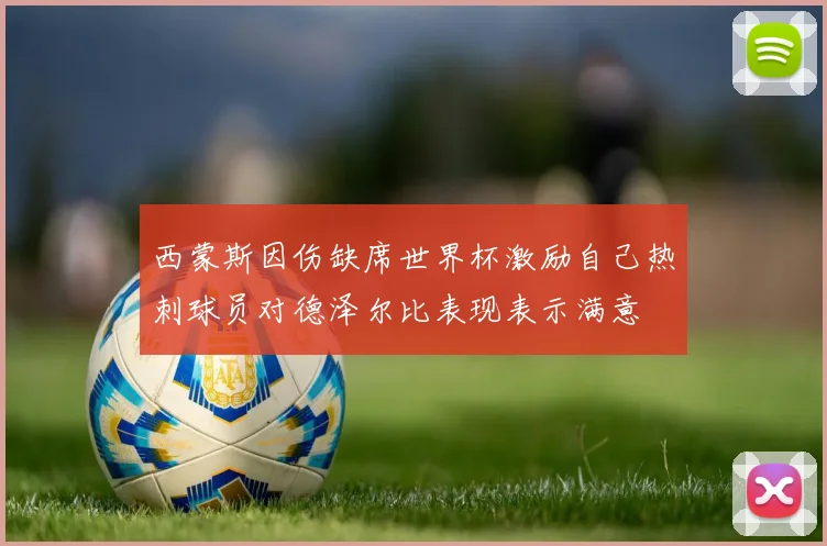 西蒙斯因伤缺席世界杯激励自己热刺球员对德泽尔比表现表示满意